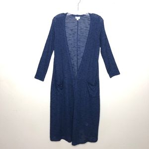 LULAROE Sarah Duster in Navy | XS